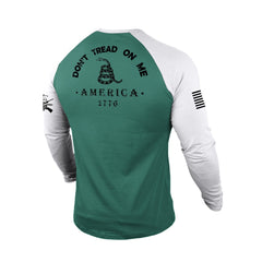 DTOM RAGLAN GRAPHIC LONG SLEEVE T-SHIRT