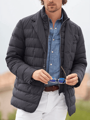 Men's Vintage Pleated Cotton Casual Jacket