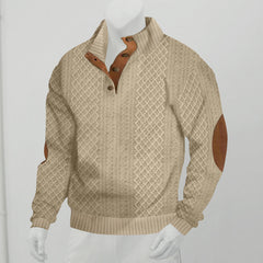 Men's Long Sleeve Cashmere Sports Sweater