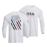 USA FLAG GRAPHIC LONG SLEEVE T-SHIRT