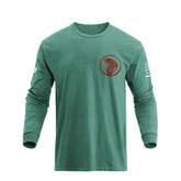 USA FLAG SNAKE GRAPHIC LONG SLEEVE T-SHIRT