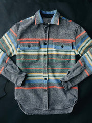 Men's Vintage Plaid Wool Jacket