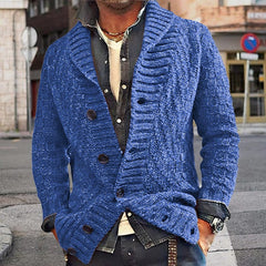 Men's Solid Color Casual Sweater Coat
