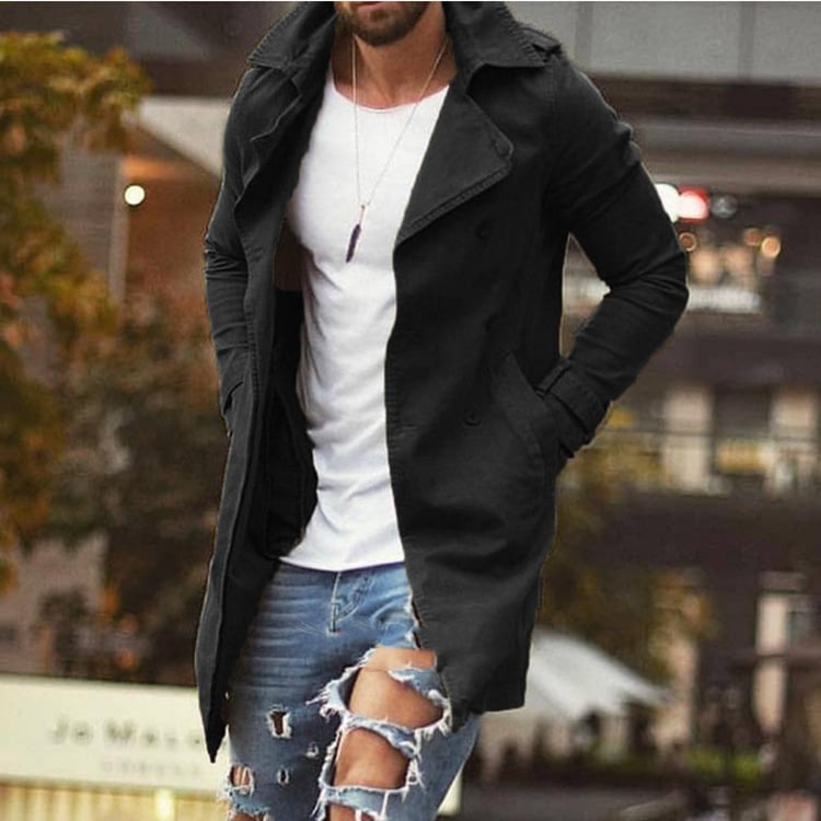 Men's Fashion Mid Length Casual Jacket