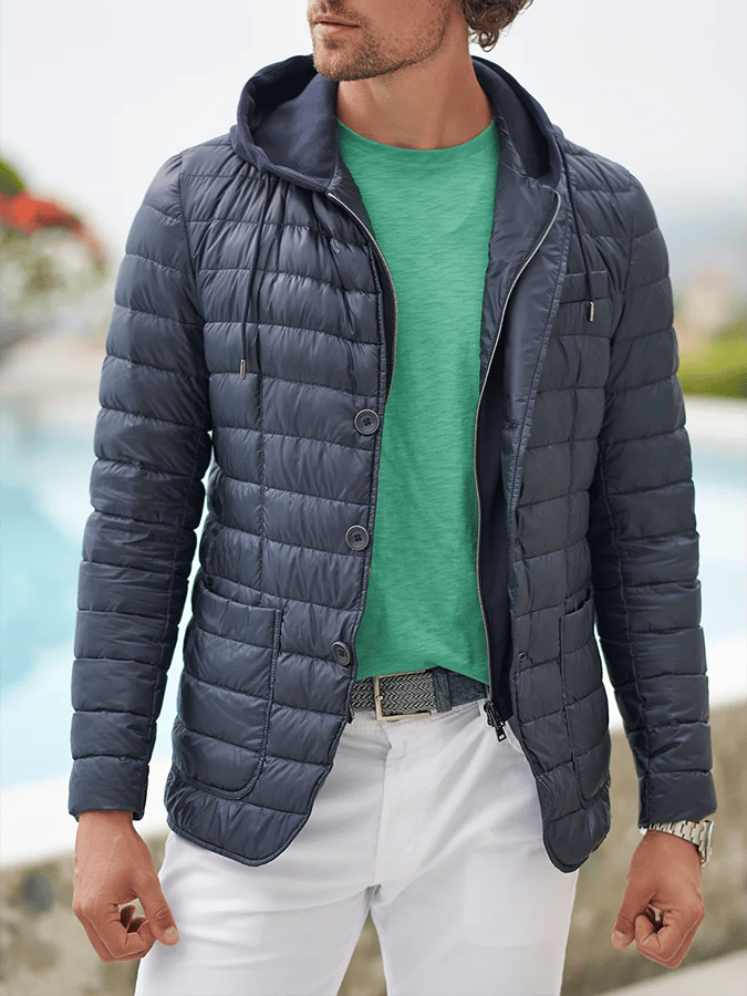 Men's Vintage Pleated Cotton Casual Jacket