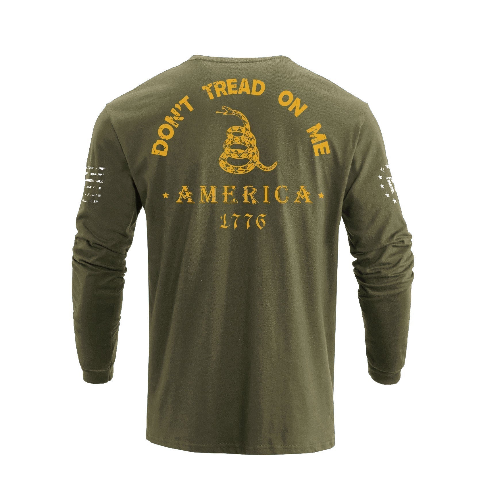 DON'T TREAD ON ME GRAPHIC LONG SLEEVE T-SHIRT