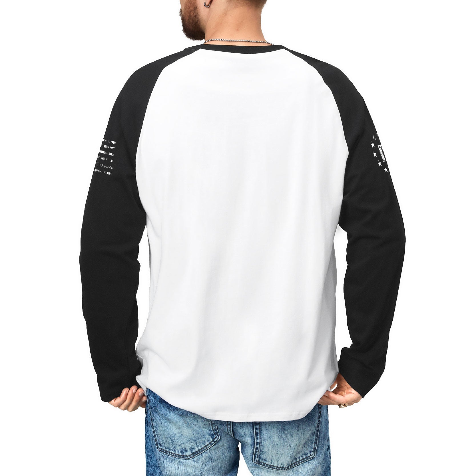 ROUTE 66 RAGLAN GRAPHIC LONG SLEEVE T-SHIRT