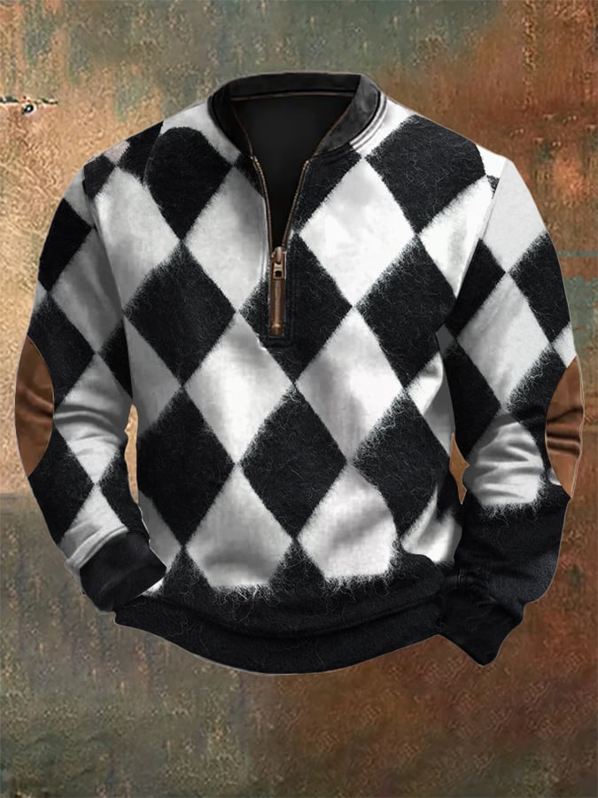 Men'S Casual Printed Sweatshirt