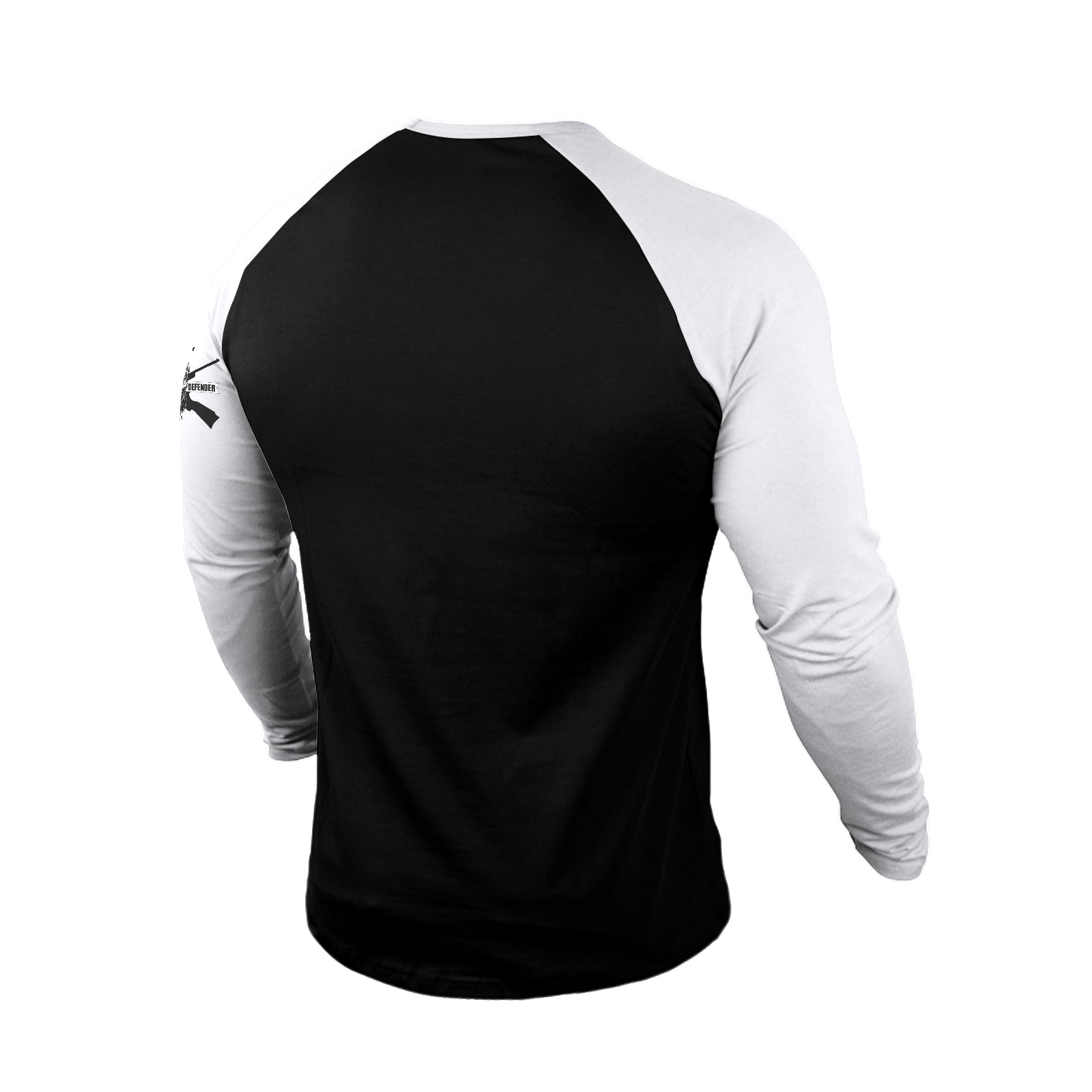 FAITH CROSS  100% COTTON RAGLAN GRAPHIC LONG SLEEVE T-SHIRT