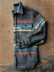 Men's Vintage Plaid Wool Jacket