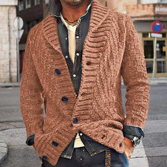 Men's Solid Color Casual Sweater Coat