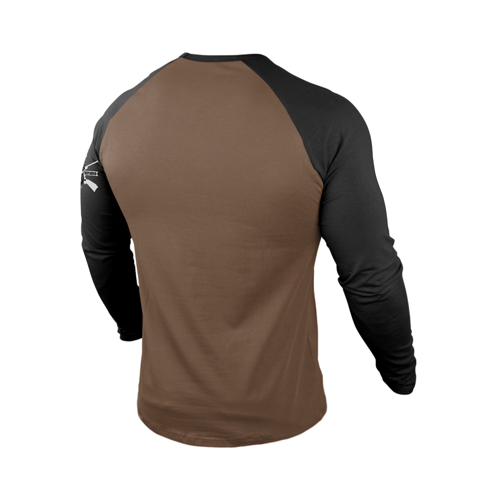 JESUS S.W.A.G CROSS 100% COTTON RAGLAN GRAPHIC LONG SLEEVE T-SHIRT