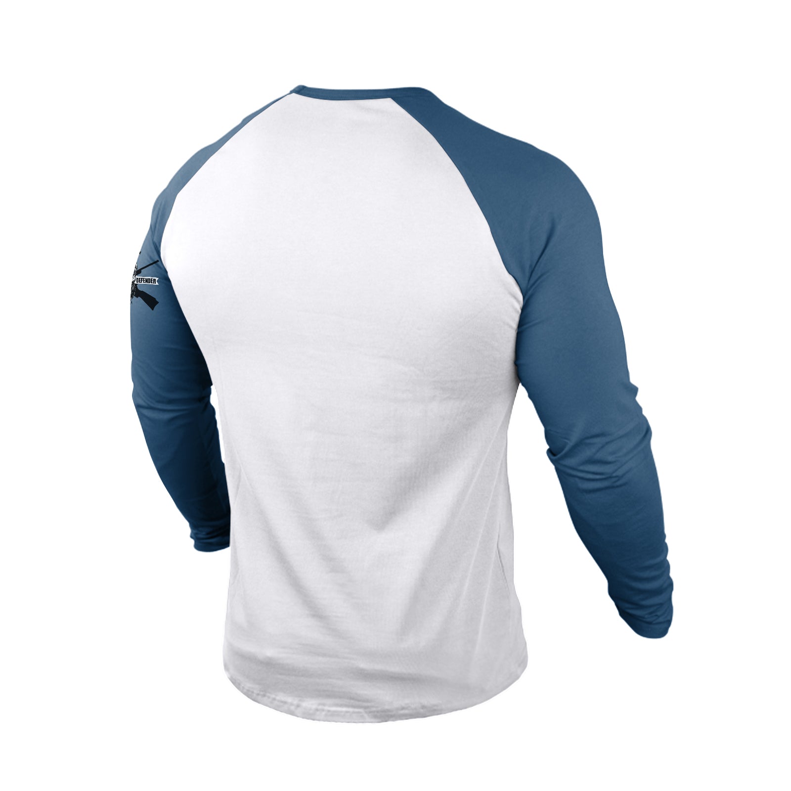 JESUS S.W.A.G CROSS 100% COTTON RAGLAN GRAPHIC LONG SLEEVE T-SHIRT