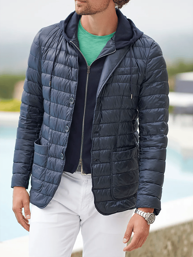 Men's Vintage Pleated Cotton Casual Jacket