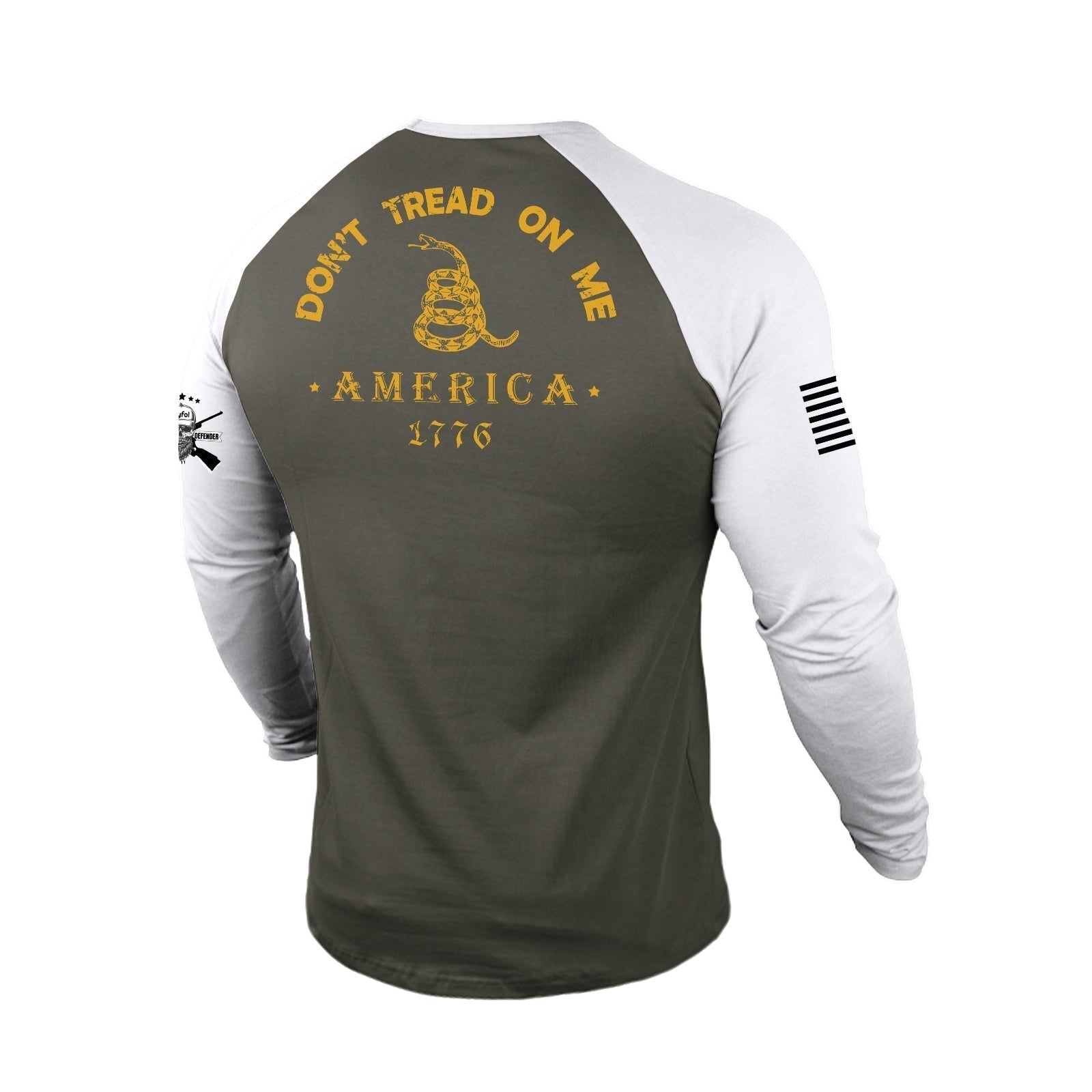 DTOM RAGLAN GRAPHIC LONG SLEEVE T-SHIRT