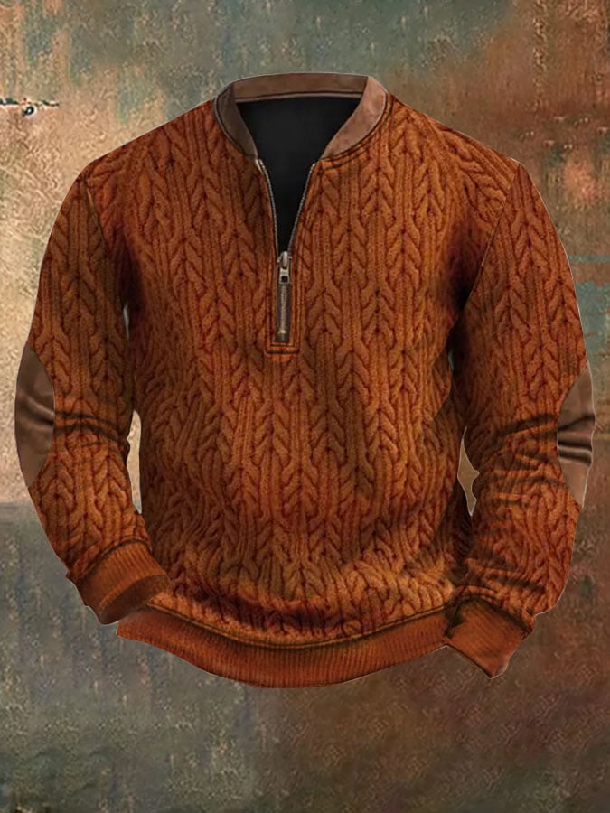 Men'S Casual Printed Sweatshirt