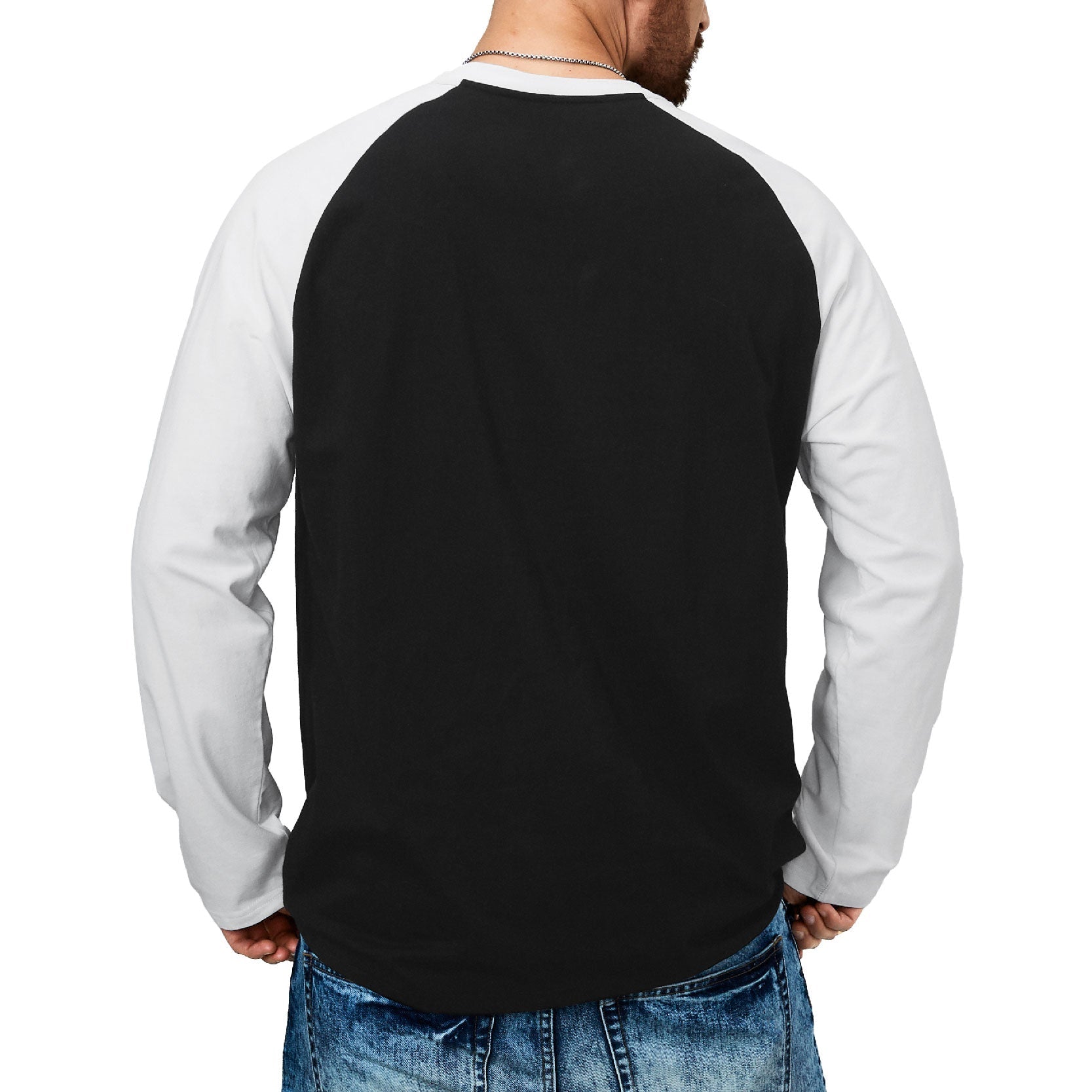 ESSENTIALS RAGLAN GRAPHIC LONG SLEEVE T-SHIRT