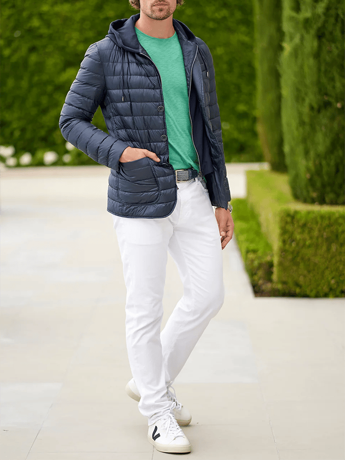 Men's Vintage Pleated Cotton Casual Jacket