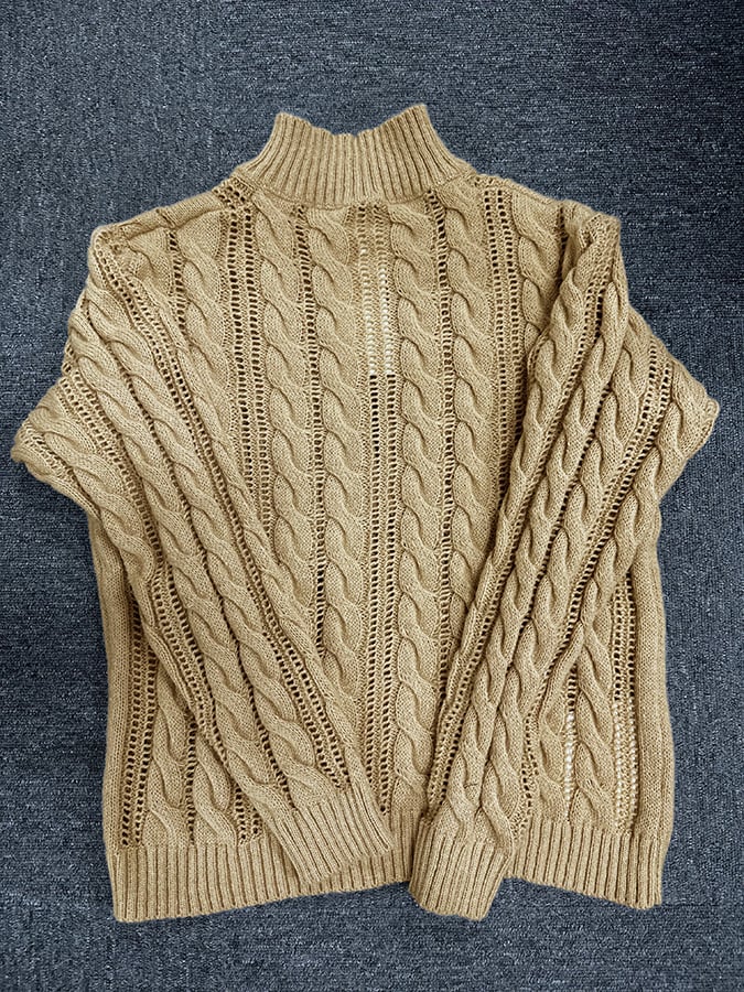 Men's Retro Simple Casual Color Block Stand Collar Sweater