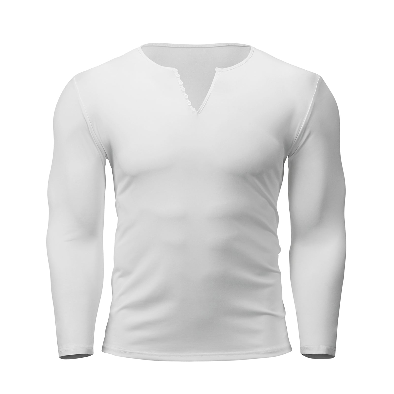 ESSENTIALS LONG SLEEVE HENLEY SHIRT