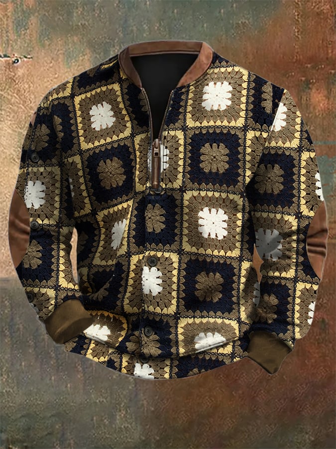 Men'S Casual Printed Sweatshirt